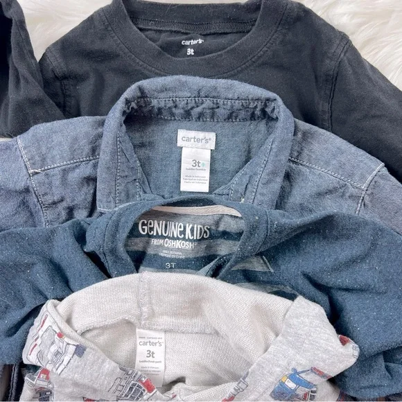 Carter's Genuine Kids from Oshkosh 3T boy fall winter Shirts Pants Halloween - Picture 6 of 8